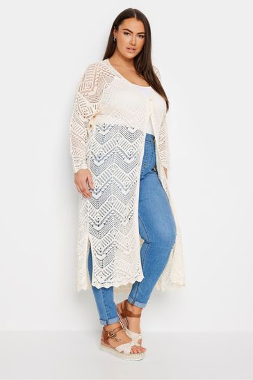 Maxi crochet cardigan online