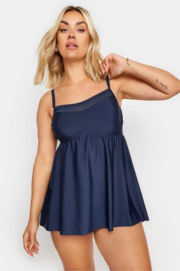 Yours Curve Blue Everyday Swimdress