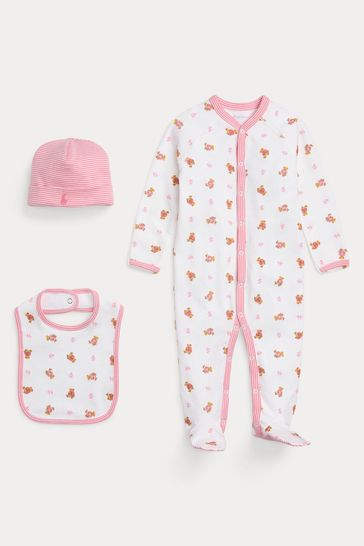 Ralph lauren newborn set hot sale