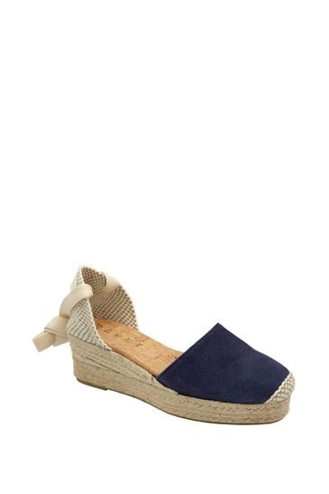 Ravel Blue Espadrilles Wedges Sandals