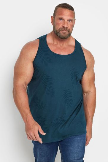 Buy BadRhino Big Tall Leaf Print Vest Top from Next Turkey
