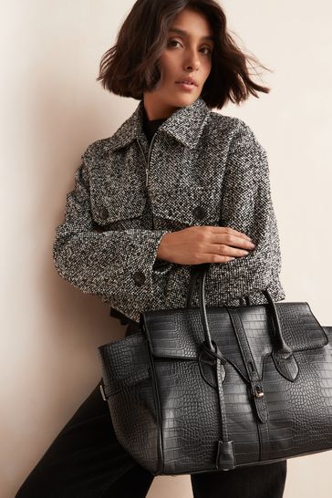 Next black tote bag clearance
