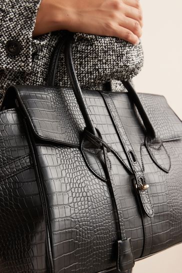 Buy Black Tote Bag from Next Bahrain