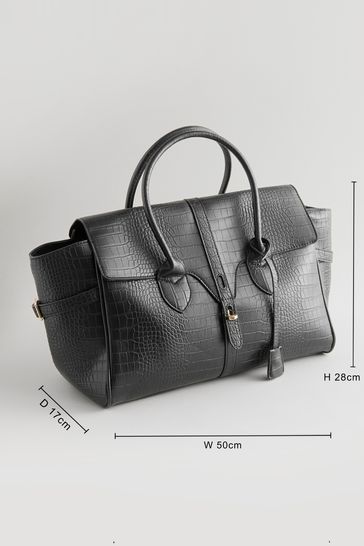 Next black tote bag hotsell