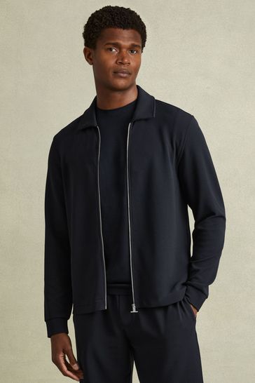 Reiss navy jacket top