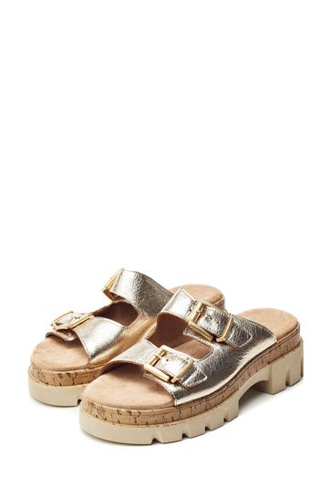 Buy Moda in Pelle Octina Double Buckle Chunky Mules from Next Netherlands