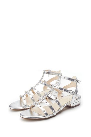 Moda in Pelle Olaino Gladiator Pearl Sandals