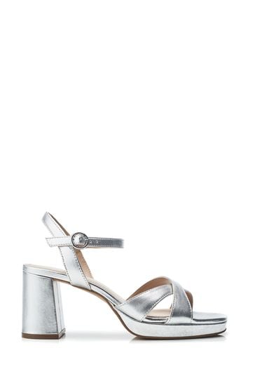 Moda in Pelle Marli Cross Over Block Heel Platform Sandals