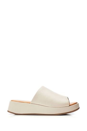 Moda in Pelle Orolia Square Toe Mule Low Wedges