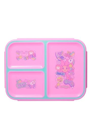 Smiggle Pink Epic Adventures Boost Trio Lunchbox