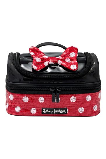 Smiggle Red Minnie Mouse Double Decker Lunchbox