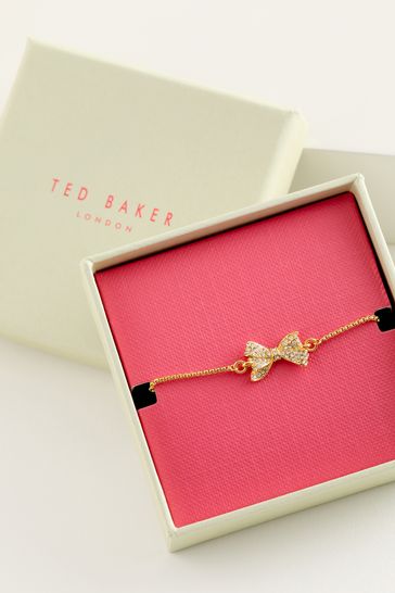 Ted baker leather bow bracelet hot sale