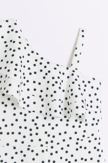 River island polka dot jumpsuit cheap