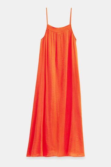 Buy Hush Orange Carmen Cami 100 Cotton Beach Dress from Next Denmark