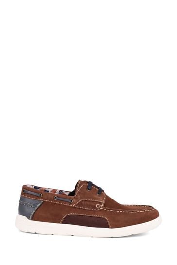 Pavers Brown Pavers Leather Boat Shoes