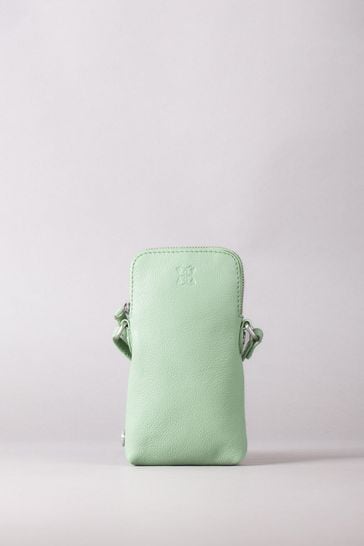 Lakeland Leather Green Lakeland Leather Coniston Leather Cross Body Phone Pouch