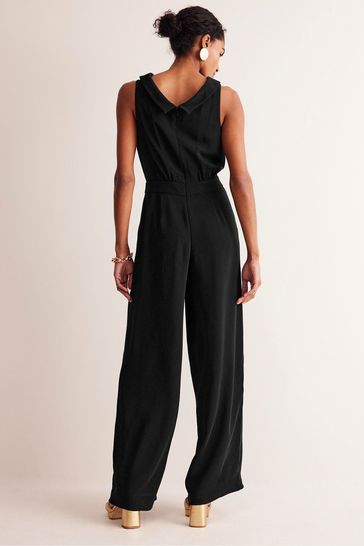 Buy Boden Black Petite Clarissa Jumpsuit from Next Cyprus