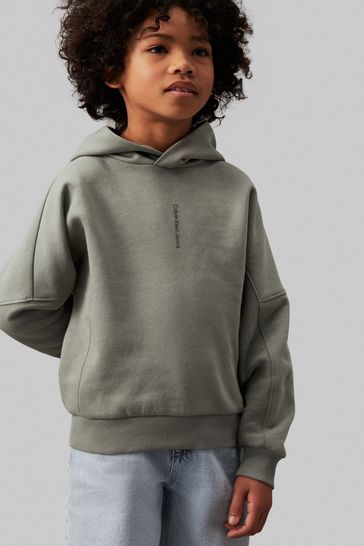 Calvin klein fleece hoodie on sale