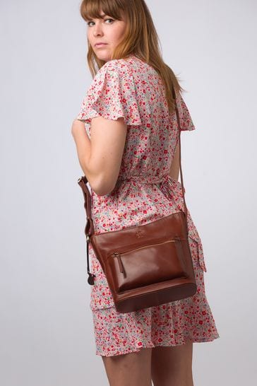 Conkca 'Liberty' Leather Shoulder Bag
