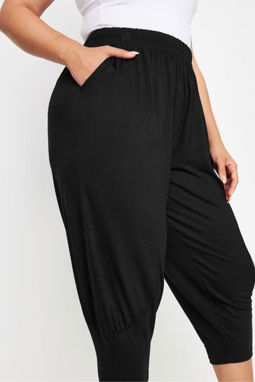 Cropped harem joggers discount