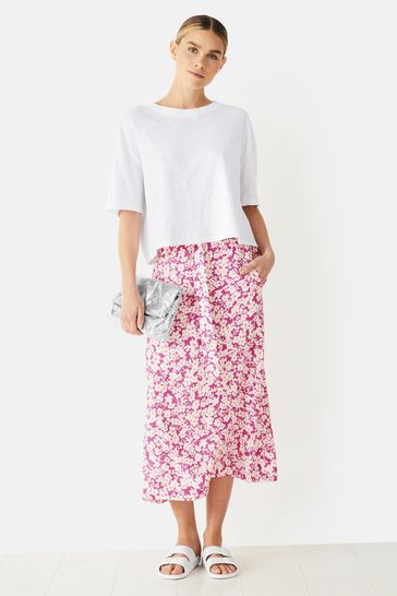 Buy Hush Purple Gigi Belted Midi Skirts from Next Bahrain