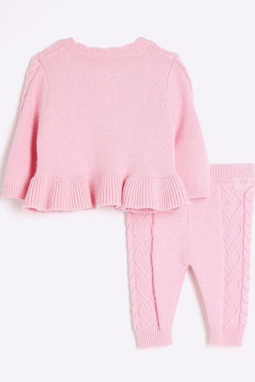 River island pink cardigan cheap