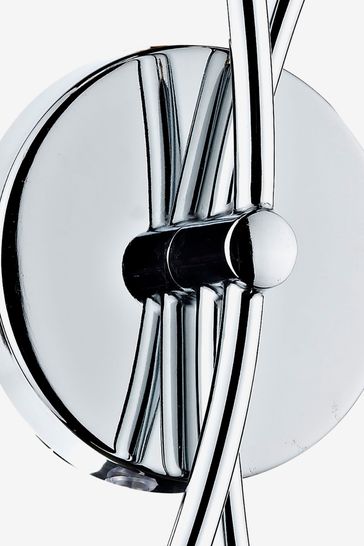 Dar Lighting Chrome Seattle Double Wall Bracket