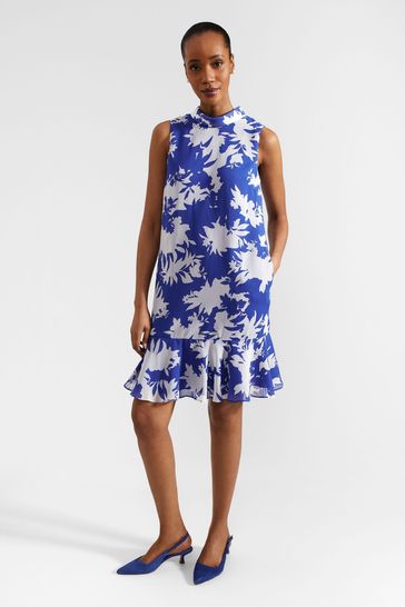 Hobbs Blue Madeline Dress