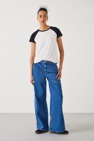 Hush contrast cotton sweatshirt new arrivals