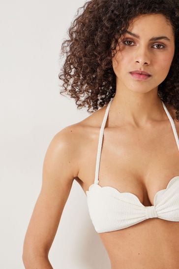 Buy Hush Stella Scallop Bandeau Bikini Top from Next Turkey