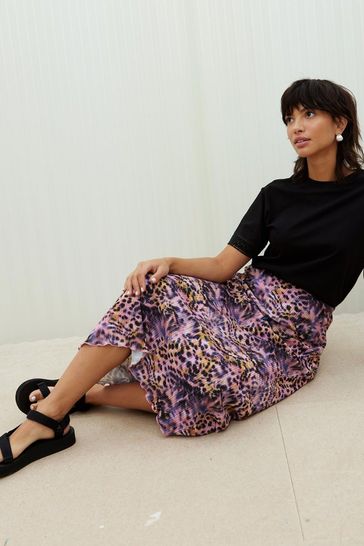 Leopard print skirt oliver bonas 2025