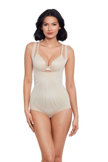 Miraclesuit Modern Miracle™ Open Bust, Wear Your Own Bra Shaping Nude Bodysuit