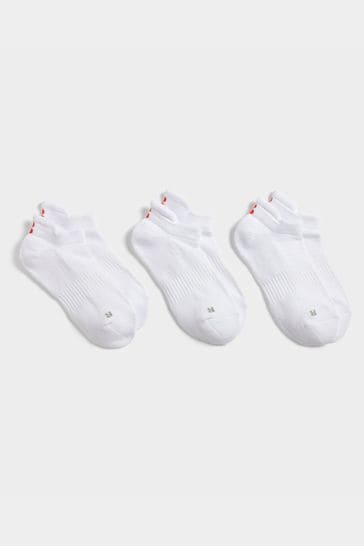 Sweaty Betty White Workout Trainers Socks 3 Pack