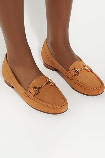 Dune London Glenniee Comfort Snaffle Brown Loafer