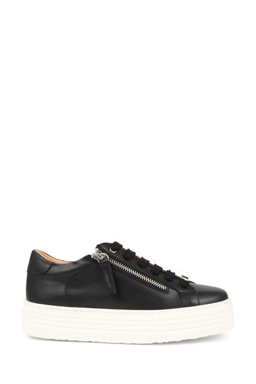 Leather platform trainers new arrivals