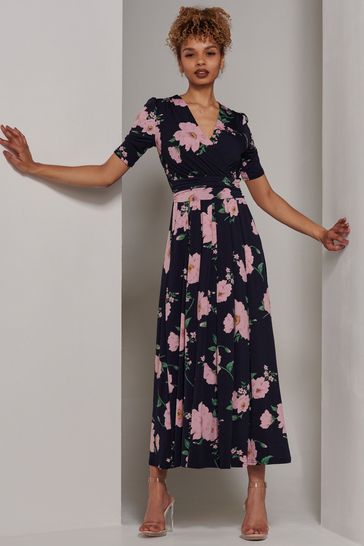 Maxi dress half sleeve store