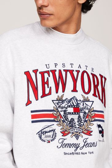 Buy Tommy Jeans Boxy Explorer Vintage Crew Neck Sweatshirt from Next Turkey