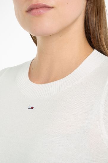 Buy Tommy Jeans Cropped Short Sleeved Crew Neck Sweater from Next Turkey
