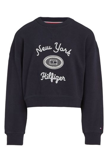 Tommy crew neck sweatshirt top