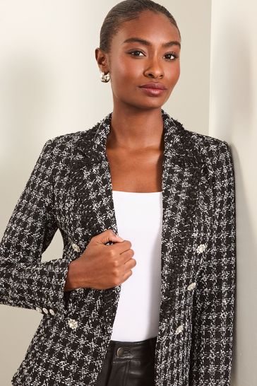 Lipsy white military blazer shop