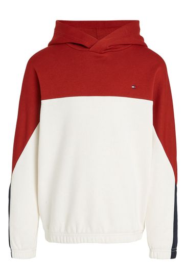 Tommy fleece hoodie on sale