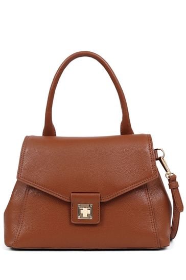 Jones Bootmaker Vanya Leather Brown Handbag