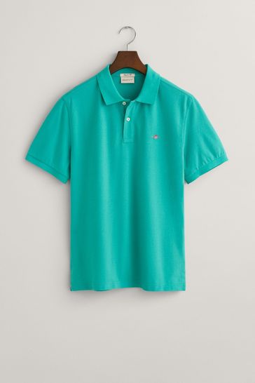 Buy GANT Regular Fit Shield Pique 100 Cotton Polo Shirt from Next Turkey