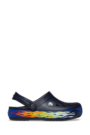 Black flame crocs discount