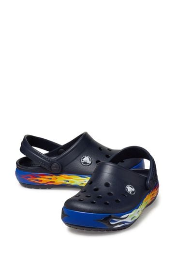 Black flame crocs hotsell