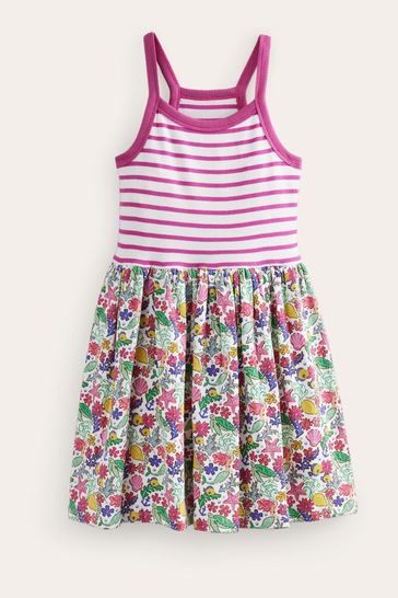 Buy Boden Pink Mermaid Strappy Hotchpotch Dress from Next Bahrain