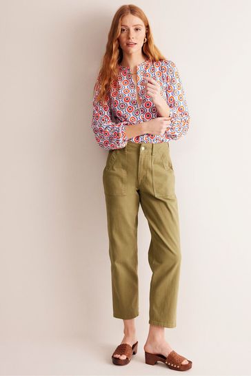 Buy Boden Orange Marina Jersey 100 Cotton Shirt from Next Bahrain