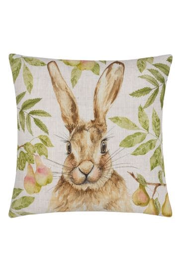 Evans Lichfield Natural Grove Hare Cushion