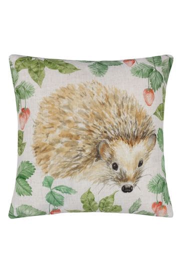 Evans Lichfield Natural Grove Hedgehog Cushion