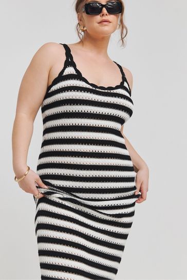 Knitted midaxi dress discount